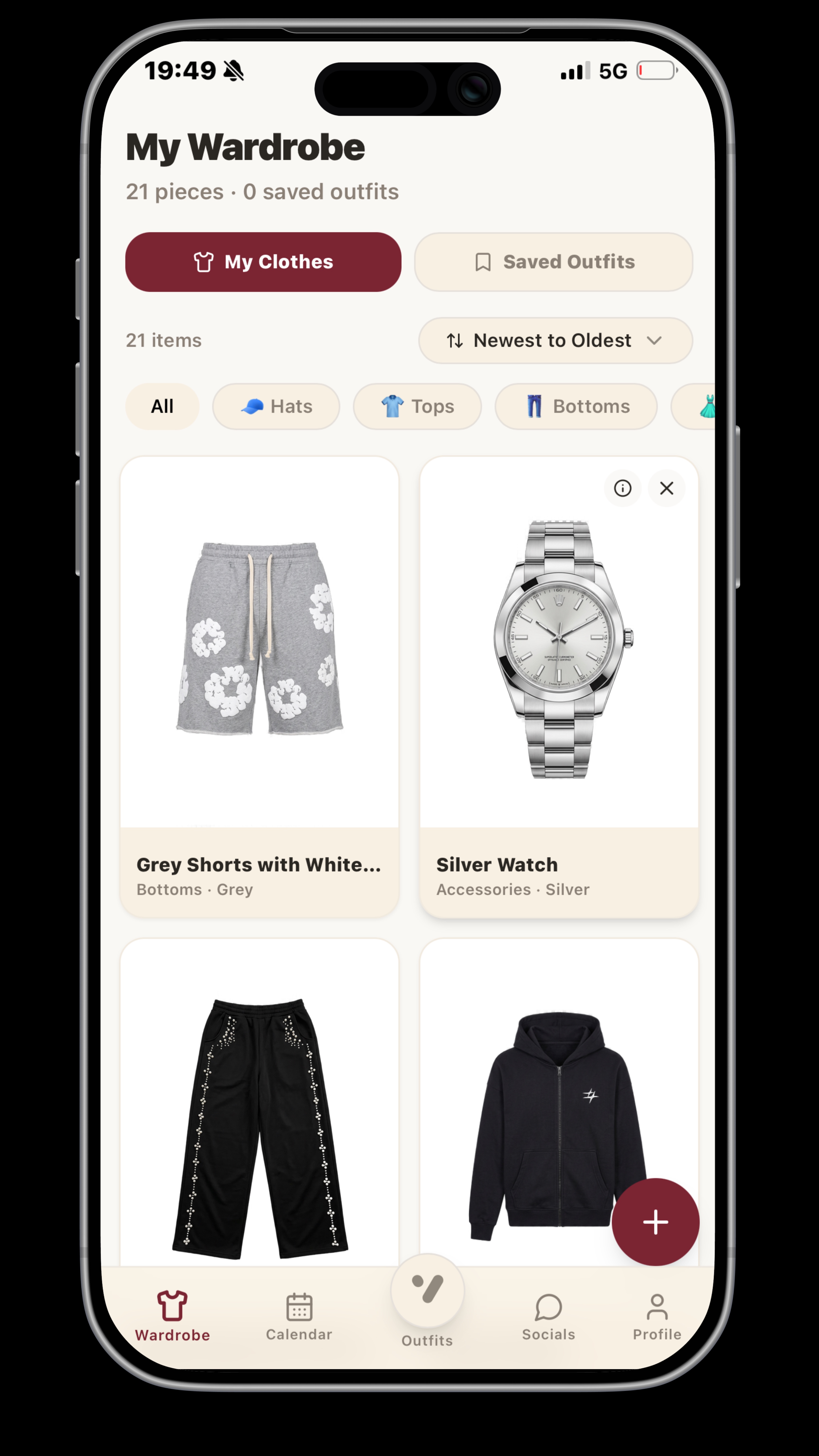 Vestis Wardrobe - Organize your clothes